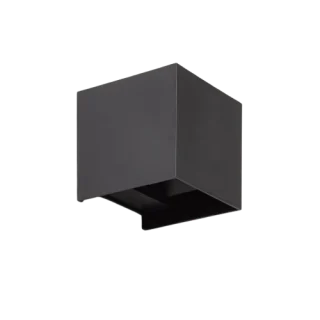 Aplique LED IP65 100x100x100mm Negro Muñoz e Hijos | 005117