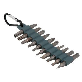 Juego De 20 Puntas Con Mosqueton Para Cinturon. Acero Cromo Vanadio.