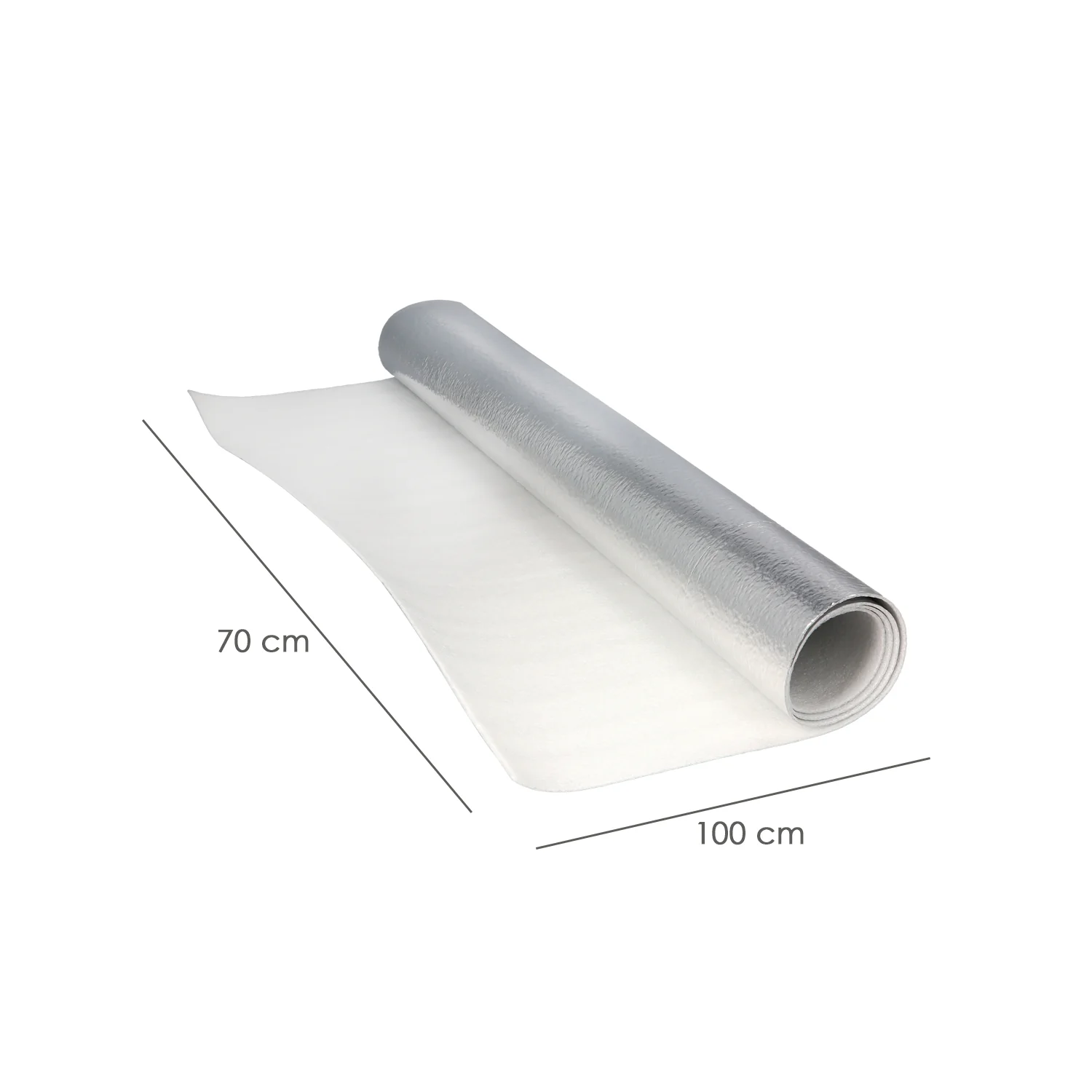 Panel Aluminio Reflectante Calor Para Radiadores 100x70 cm. - Imagen 2