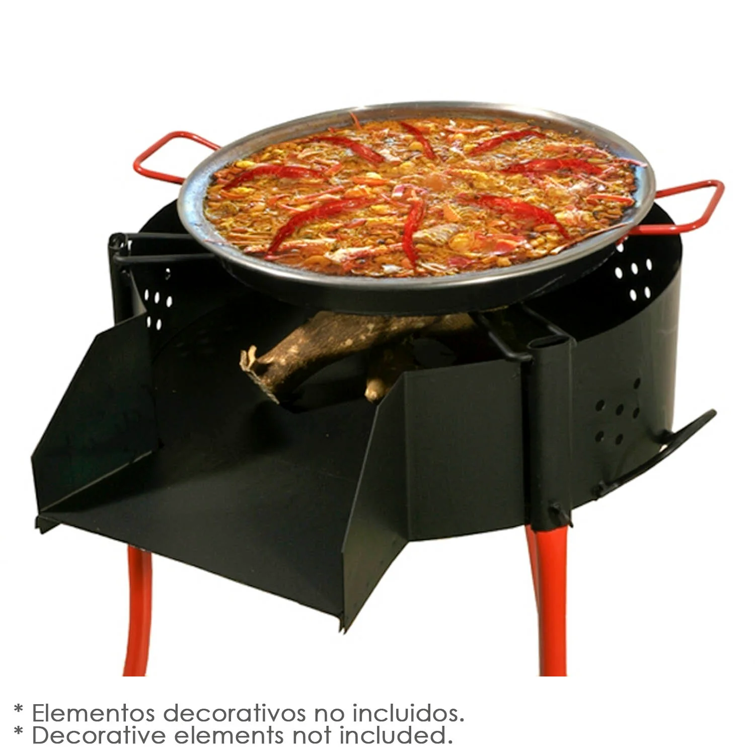 Barbacoa Rustica Multiusos Ø 60 cm. Valida Para Carbon, Leña y Paelleros. - Imagen 2