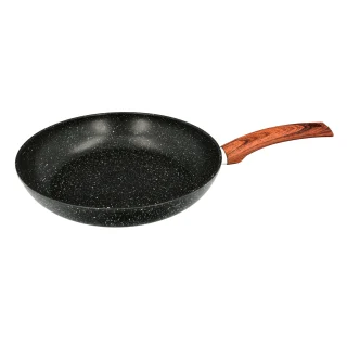 Sarten Aluminio Forjado Antiadherente Ø 28 x 5,5 cm. Mango Engomado / 5 capas / Acabado Piedra / Apta Para Todo Tipo de Cocinas