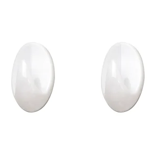 Colgador Oryx  Blanco Grande (Blister  2 Unidades) Adhesivo