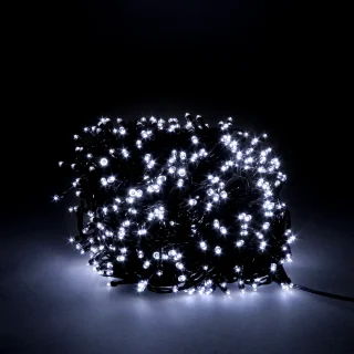 Guirnalda Luces Navidad 1000 Leds Color Blanco Frio. Luz Navidad Interiores y Exteriores Ip44