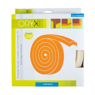 Protector Bordes Muebles Adhesivo Caucho 2 Metros