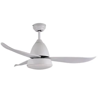 Ventilador con Luz | 3 Aspas | 122 cm | Blanco | LUMIT MARINO | Ref: 200594801B | LUZGURÚ