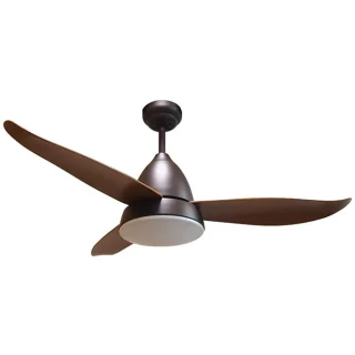 Ventilador con Luz | 3 Aspas | 122 cm | Marron | LUMIT MARINO | Ref: 200594802B | LUZGURÚ