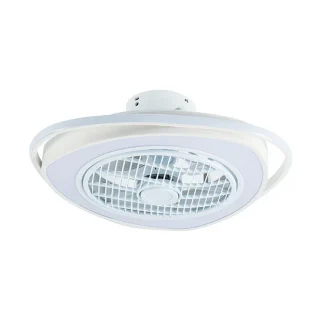 Ventilador con Luz LED | 5 Aspas | 3454 lm | Blanco | LUMIT GENEVA | Ref: 202596001 | LUZGURÚ