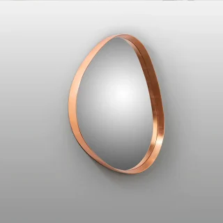 Espejo Pan de Oro Rosa Julie Schuller