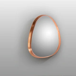 Espejo Pequeño Oro Rosa Julie Schuller