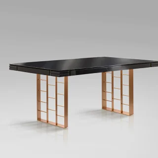 Mesa Comedor Antracita-Oro Ros Vita Schuller