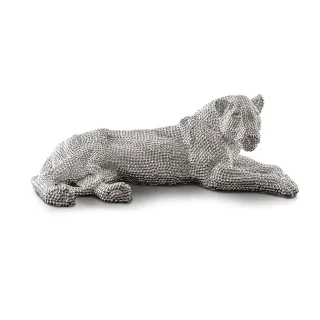 Figura Decorativa Leona Plata Schuller