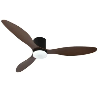 Ventilador Techo LED | Mando a Distancia | 130 cm | Negro/Cerezo | BELAIR MISTRAL | Ref: B-2548 | LUZGURÚ