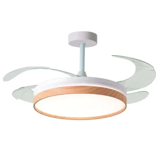Ventilador Techo con Luz | 72W LED | 108cm | Blanco/Haya | BELAIR COSMOS | Ref: B-28400WO ECO | LUZGURÚ