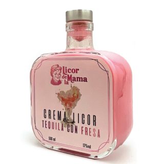 Crema Licor Tequila con fresa