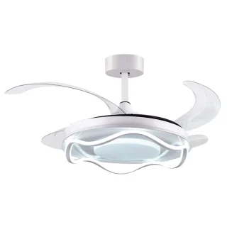 Ventilador Techo LED | Luz Ajustable | 6 Velocidades | 108 cm | Blanco | BELAIR ANTEA | Ref: F-1027 | LUZGURÚ