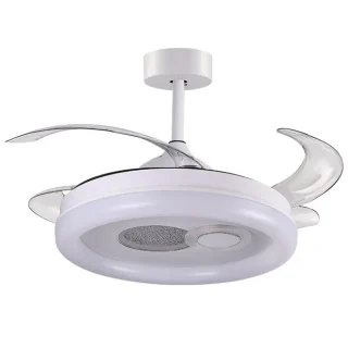 Ventilador Techo LED | Luz Ajustable | 108W | Blanco | BELAIR HERMES | Ref: F-1030 | LUZGURÚ