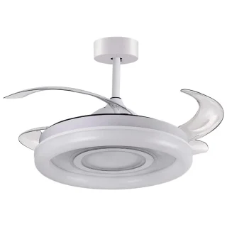 Ventilador Techo LED | Luz Ajustable | 108 cm | Blanco | BELAIR AMALTEA | Ref: F-1032 | LUZGURÚ