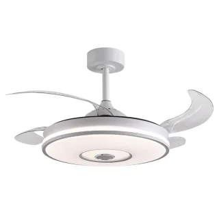 Ventilador Techo LED | Luz Ajustable | 6480 lm | Blanco | BELAIR COLORS | Ref: F-1038 | LUZGURÚ