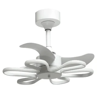 Ventilador con Luz | 3 Aspas | 53 cm | Blanco | BELAIR ENEBRO | Ref: F-1063 WH | LUZGURÚ