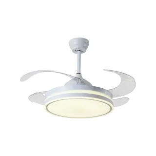 Ventilador Techo LED | Luz Ajustable | Silencioso | 91 cm | Blanco | BELAIR ASGARD MINI | Ref: F1005-40 | LUZGURÚ