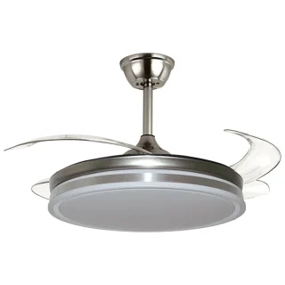 Ventilador Techo LED | 6 Velocidades | Silencioso | 108 cm | Niquel | BELAIR ASGARD | Ref: F1018 | LUZGURÚ