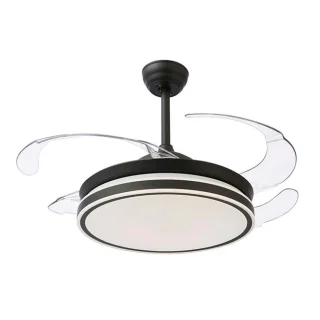 Ventilador Techo LED | 6480 lm | 72W | 120 cm | Negro | BELAIR ASGARD MAXI | Ref: F2006 | LUZGURÚ