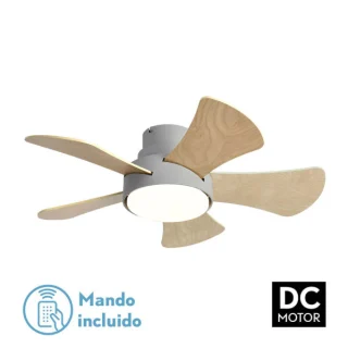Ventilador de Techo Gregario 25W DC Gris | Abrila | 180891568