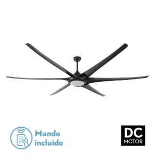 Ventilador de Techo Moncayo Negro 6 Aspas | Abrila | 181691609