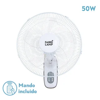 Ventilador Pared Cuta Blanco 50W | Abrila | 184361001