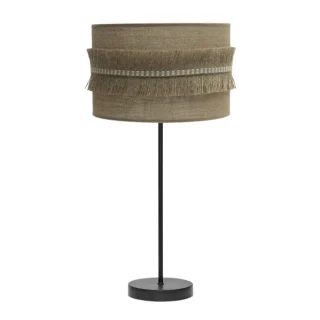 Lámpara Sobremesa Grande Kala Negro/Saco | Abrila | 186771109