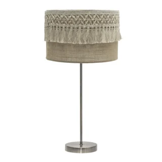 Lámpara Sobremesa Ekaterina Grande Cuero/Saco | Abrila | 188271114