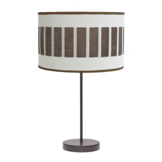 Lámpara Sobremesa Alto Ivanna Marron/Blanco-Oxido | Abrila | 188471117