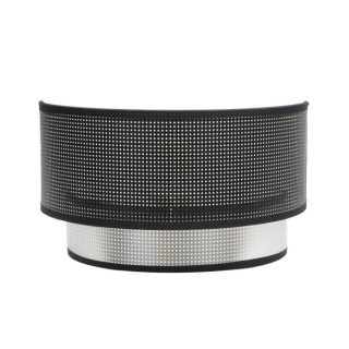 Aplique Anastasia Negro-Plata 17x30x15 cm | Abrila | 190161009