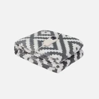 Manta Eléctrica Tejada Étnico Gris/Blanco 120W | Abrila | 199931328