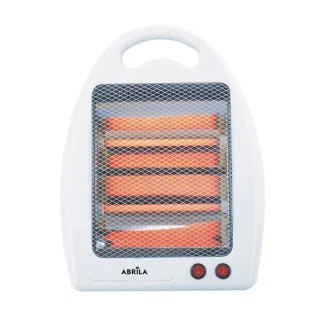 Estufa Eléctrica Cuarzo Igneo 800W Blanco Portátil | Abrila | 202430801