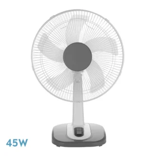 Ventilador Sobremesa Arroyo Grande Blanco/Gris 45W | Abrila | 210871028