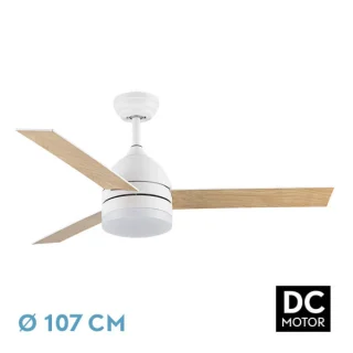 Ventilador Techo DC Legio 26W Blanco 3 Aspas | Abrila | 212691368