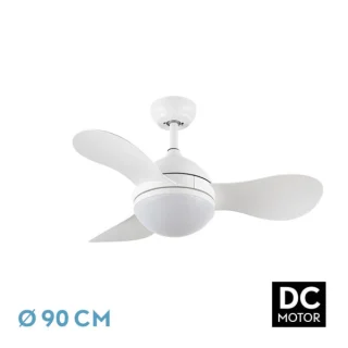 Ventilador de Techo DC Sólido Blanco 24W | Abrila | 213591301