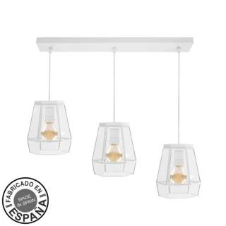 Regleta de Luces Guía 3xE27 Blanco | Abrila | 221093101