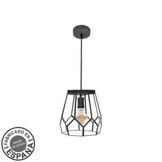 Colgante Lente Pequeño Negro 20x20cm | Abrila | 221192009