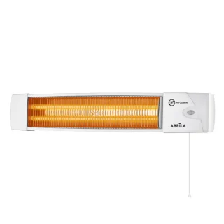 Estufa Eléctrica Cuarzo Africa 1200W Blanco | Abrila | 229021201