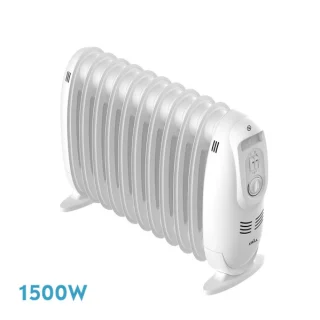 Radiador Aceite Irlanda 1500W Blanco 11 Elem | Abrila | 231031501