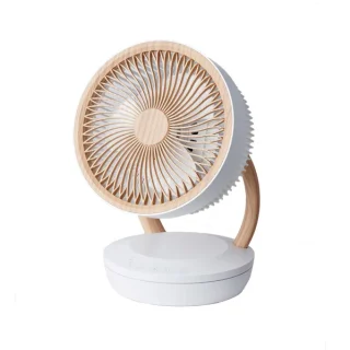 Ventilador Sobremesa Ruiseñor Blanco/Madera | Abrila | 236171068