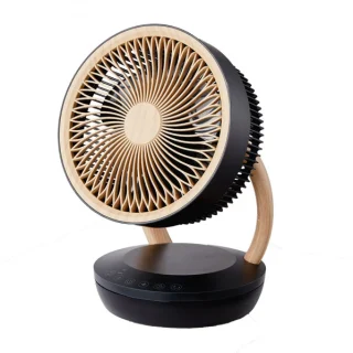 Ventilador Sobremesa Ruiseñor Negro/Madera | Abrila | 236171088