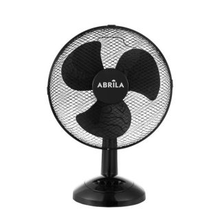 Ventilador Sobremesa Pizarro Mediano Negro 3 Velocidades 35W | Abrila | 238071209