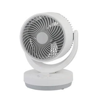 Ventilador Sobremesa Lagos Blanco/Gris 3 Vel. | Abrila | 238571028