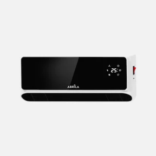 Split Cerámico PTC Zarate 2000W Negro/Blanco | Abrila | 252922009