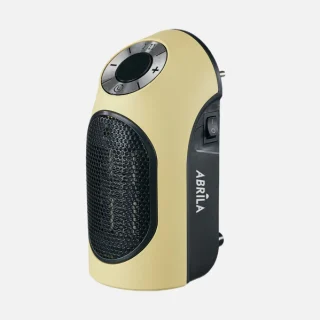 Termoventilador Cerámico Mini Golfo 500W Amarillo/Negro | Abrila | 254810550