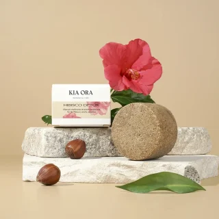 HIBISCO DETOX - Champú clarificante de aceite de avellana, flor de hibisco y arcilla volcánica