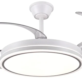 Ventilador Techo Stella-L Ø108cm Blanco Dimable App PB Lighting | PB50611